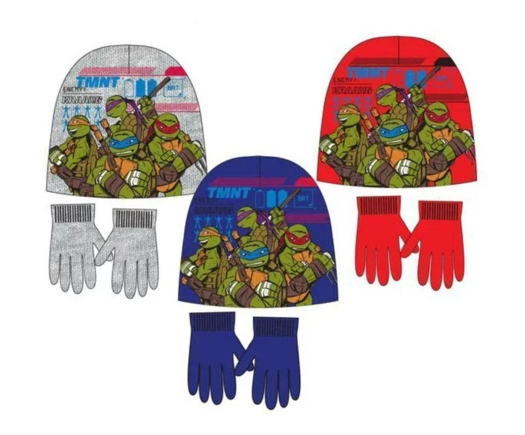 Ninja Turtles Winterset - Handschoenen en Muts, Kinderen en Baby's, Kinderkleding | Mutsen, Sjaals en Handschoenen, Disney, Setje