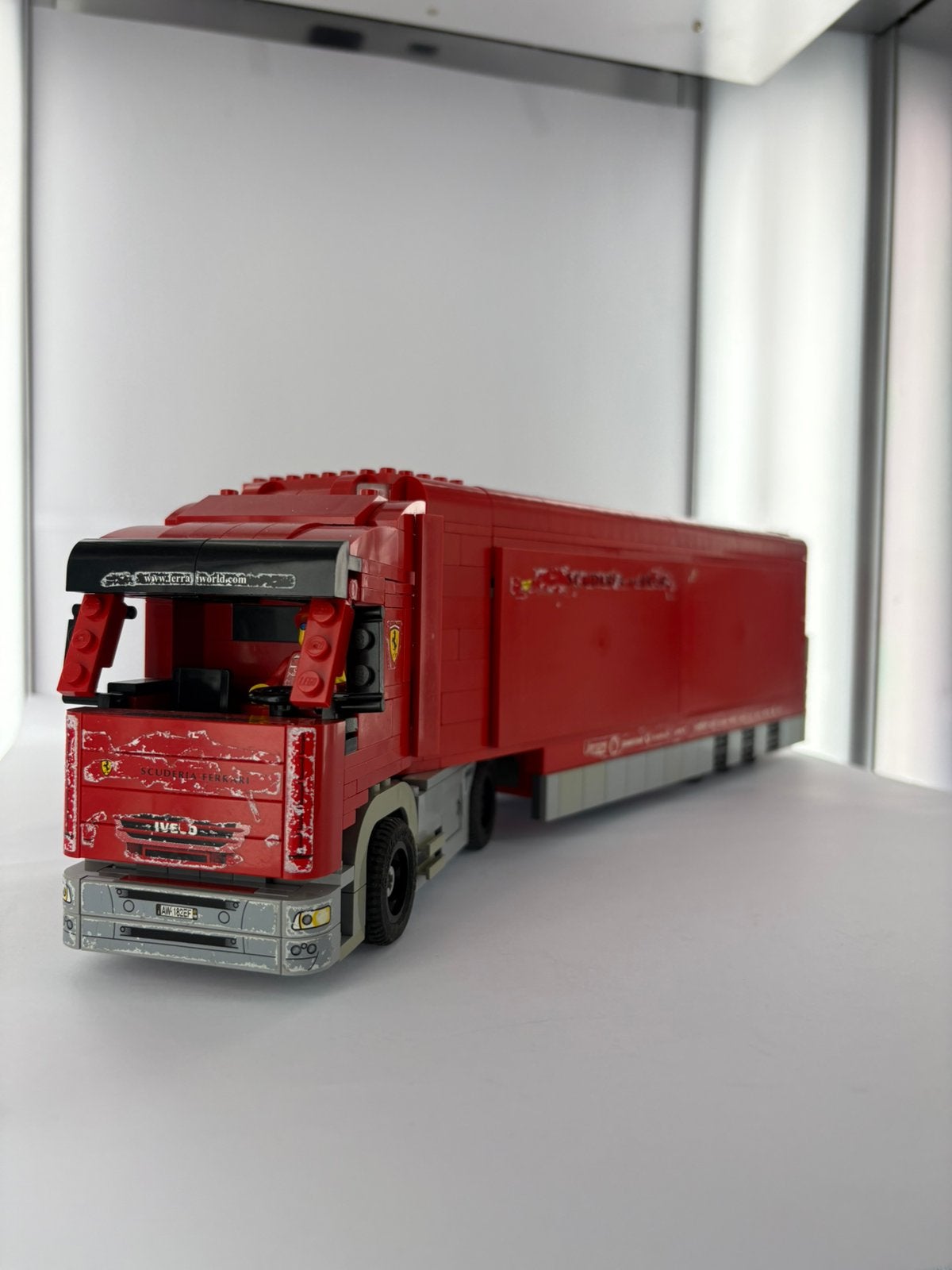 LEGO 8654 Scuderia Ferrari Truck (Ferrari) - Compleet, Gebruikt, Lego, Ophalen of Verzenden, Complete set