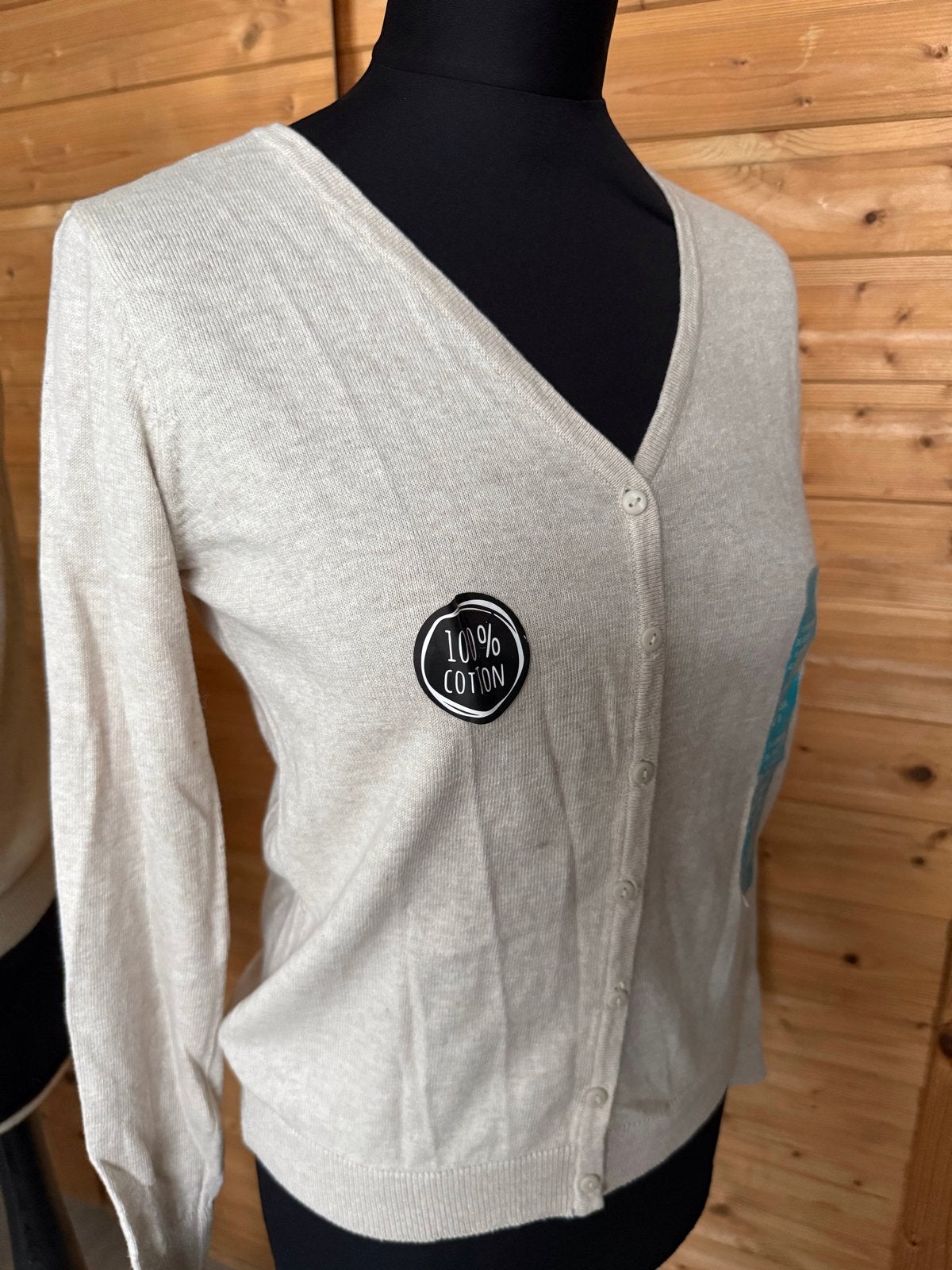 Primark beige Katoenen Vest - Maat 38 nieuw, Kleding | Dames, Ophalen of Verzenden, Nieuw, Maat 38/40 (M), Beige