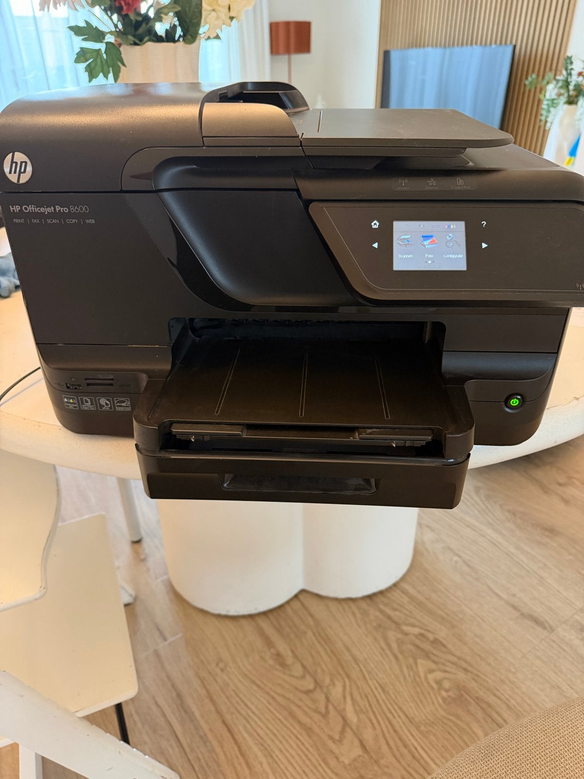 Goed werkende HP Officejet Pro 8600 All-in-One Printer, Computers en Software, Printers, Gebruikt, Faxen, Inkjetprinter, All-in-one