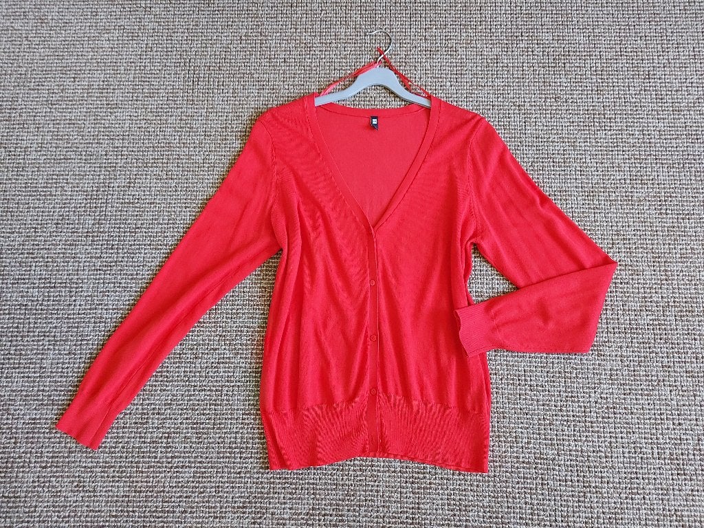 Rood vest XL Hema, Maat 46/48 (XL) of groter, Ophalen of Verzenden, Zo goed als nieuw, Hema