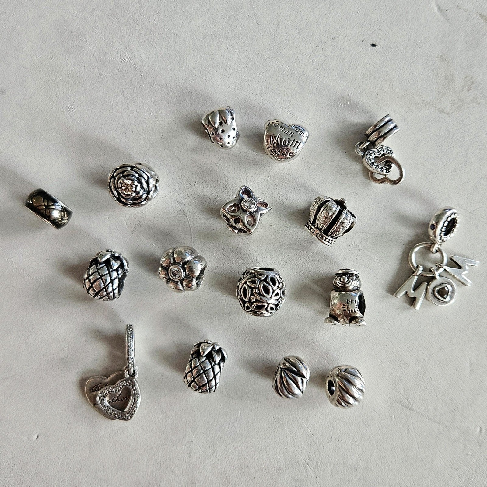 Pandora bedeltjes €12,50 per stuk, Ophalen of Verzenden, Zo goed als nieuw, Zilver, Pandora