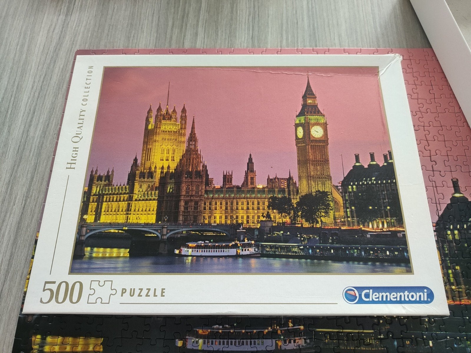 Clementoni puzzel 500 stukjes London, Hobby en Vrije tijd, Denksport en Puzzels, Zo goed als nieuw, Legpuzzel, 500 t/m 1500 stukjes