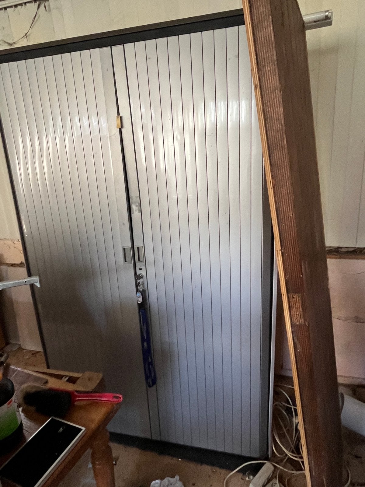 Kast met roldeur  Gispen, Huis en Inrichting, Ophalen, Gebruikt, 25 tot 50 cm, 100 tot 150 cm