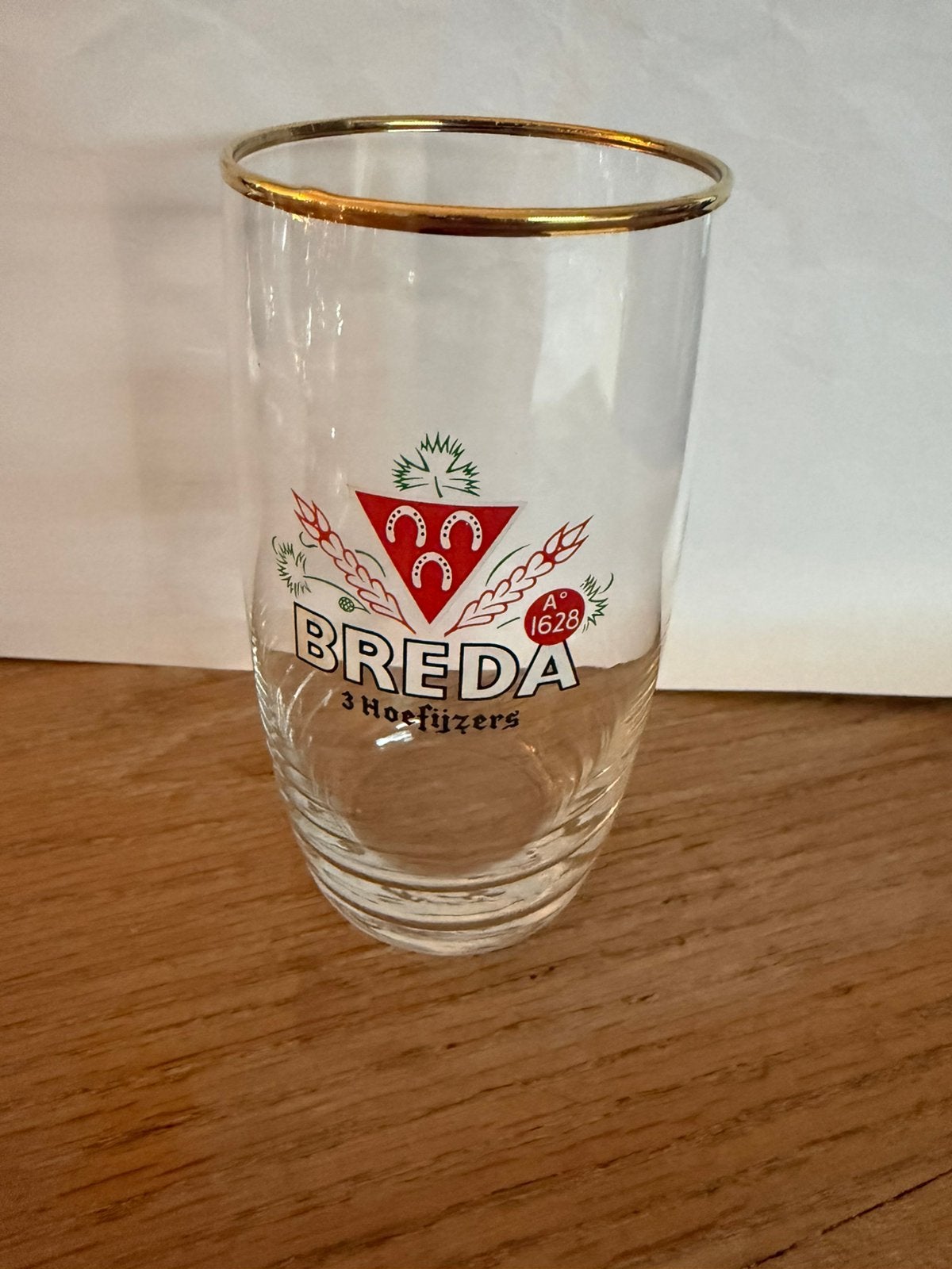 Bier glas  breda, Verzamelen, Ophalen of Verzenden, Zo goed als nieuw, Bierglas