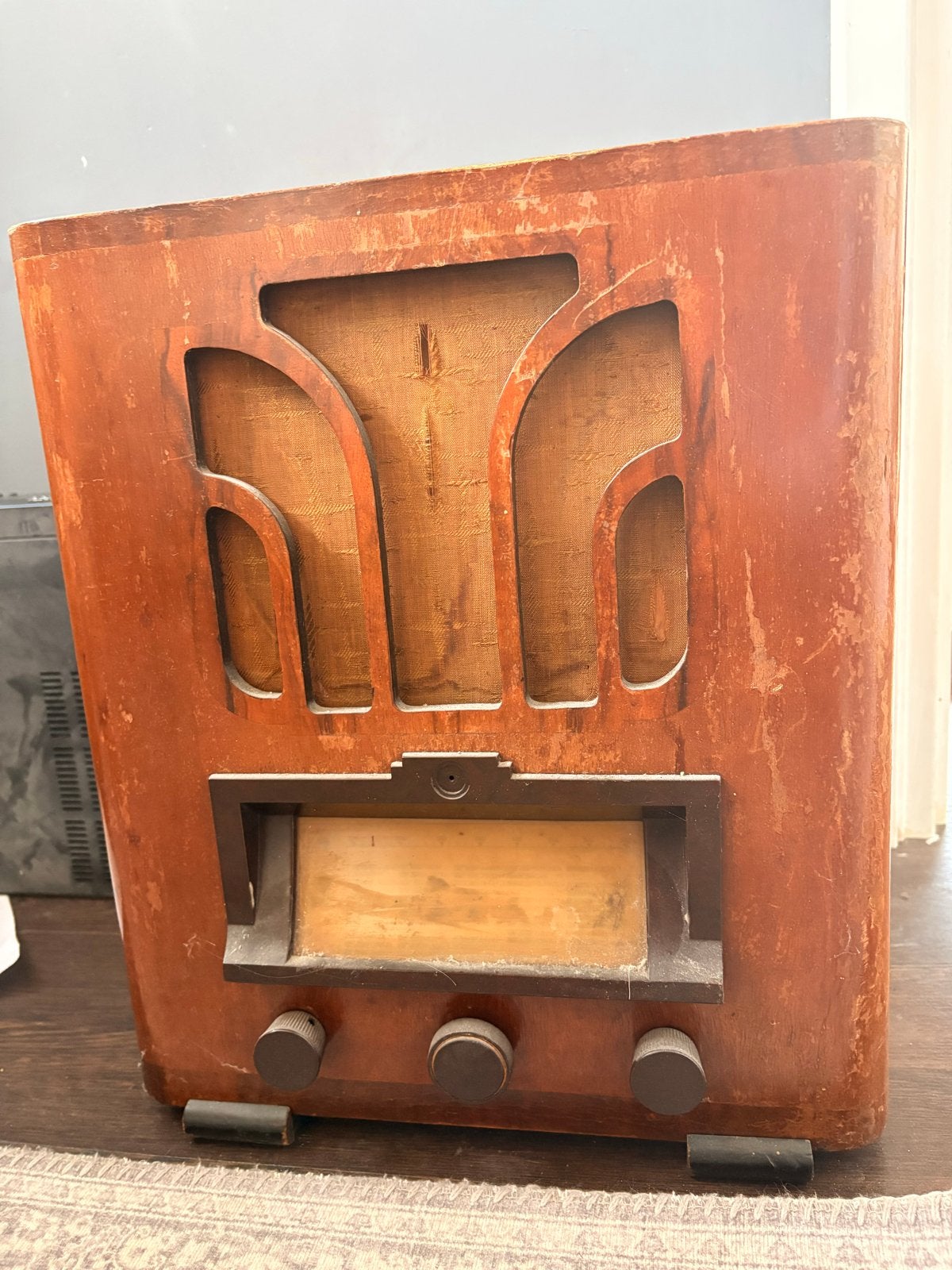 Antieke Philips Octode Super Radio 525A (Niet Werkend), Antiek en Kunst, Ophalen of Verzenden