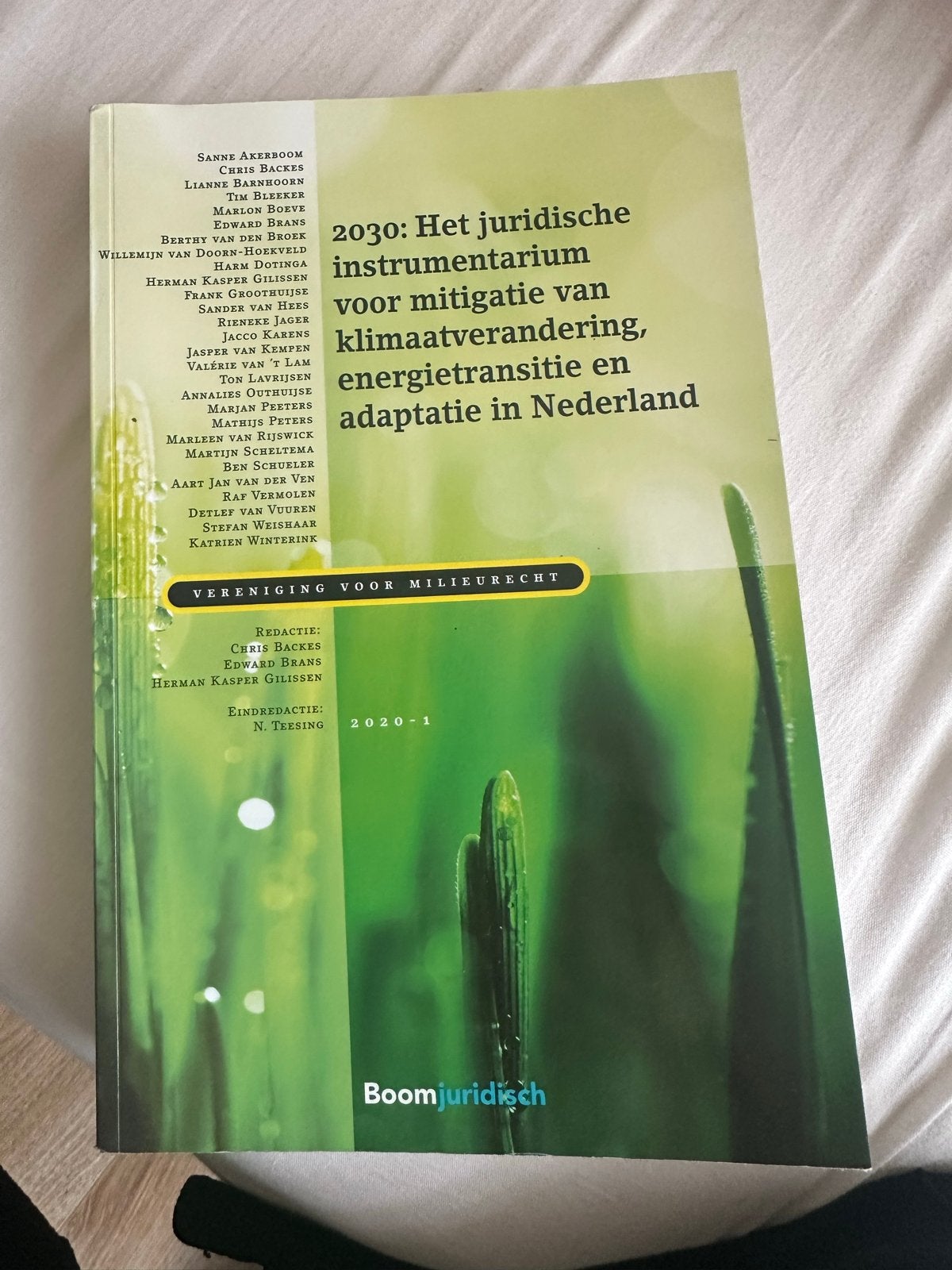 2030: het juridische instrumentarium voor mitigatie van klim, Ophalen of Verzenden, Gamma, Zo goed als nieuw, HBO