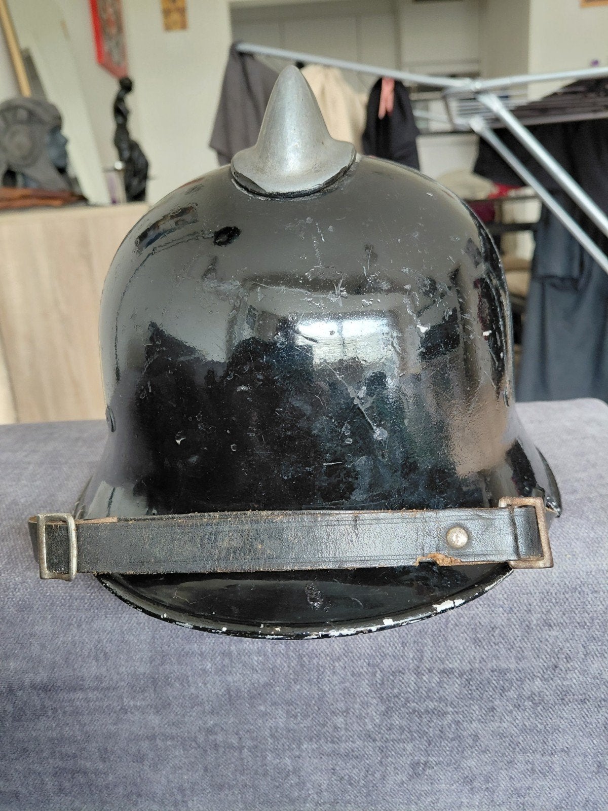 Duitse brandweerhelm WO2., Verzamelen, Ophalen, Duitsland, Helm of Baret