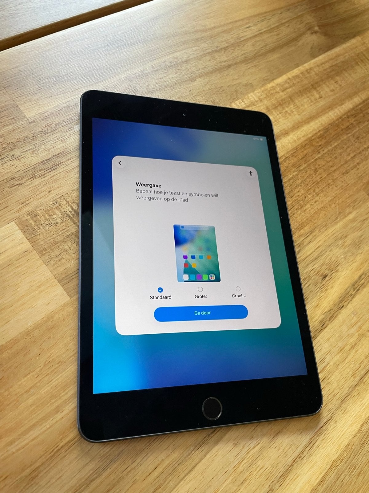 Goed werkende refurbished iPad mini, Ophalen, Zwart, Refurbished, 7 inch of minder