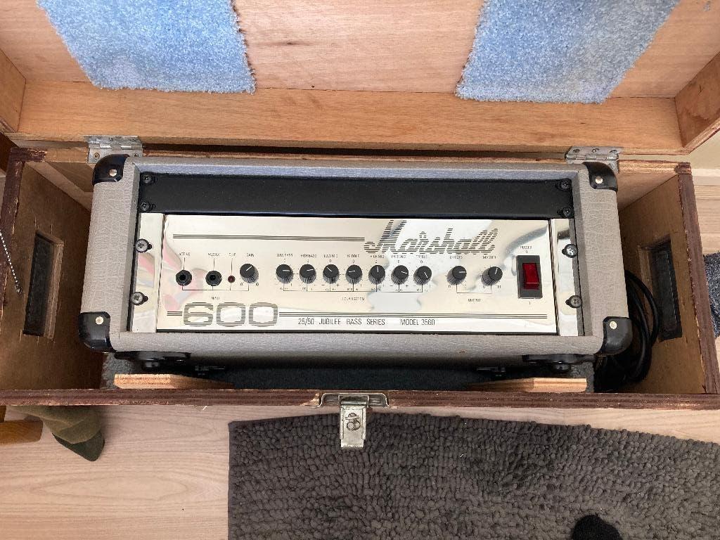 Basversterker Marshall 600w Jublile 3560 limited edition, Ophalen, Zo goed als nieuw, Basgitaar, 100 watt of meer