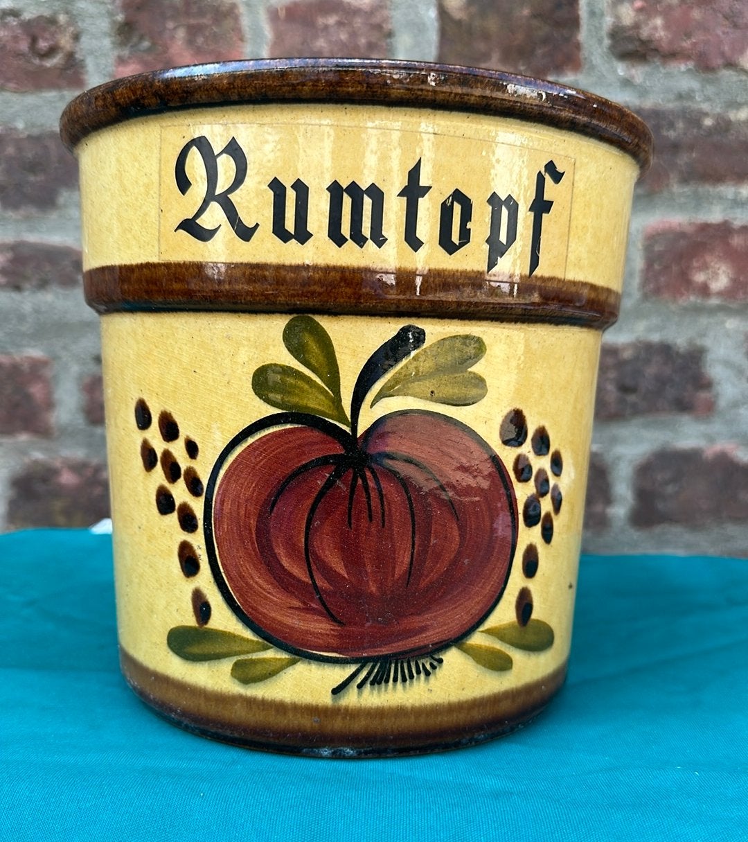 rumtopf - pot, Tuin en Terras, Bloempotten, Gebruikt, Rond, Binnen, Ophalen of Verzenden