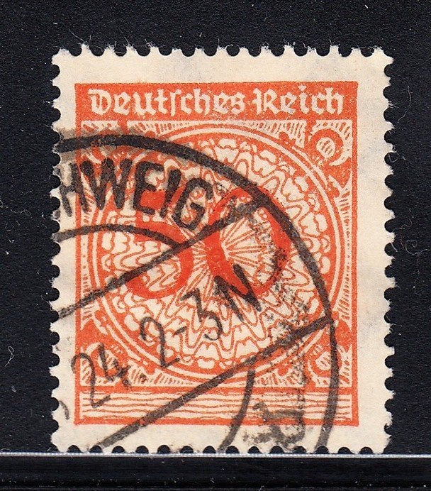 2490 - Duitse Rijk michel 342 gestempeld , Getal in cirkel, Verzenden, BRD, Gestempeld