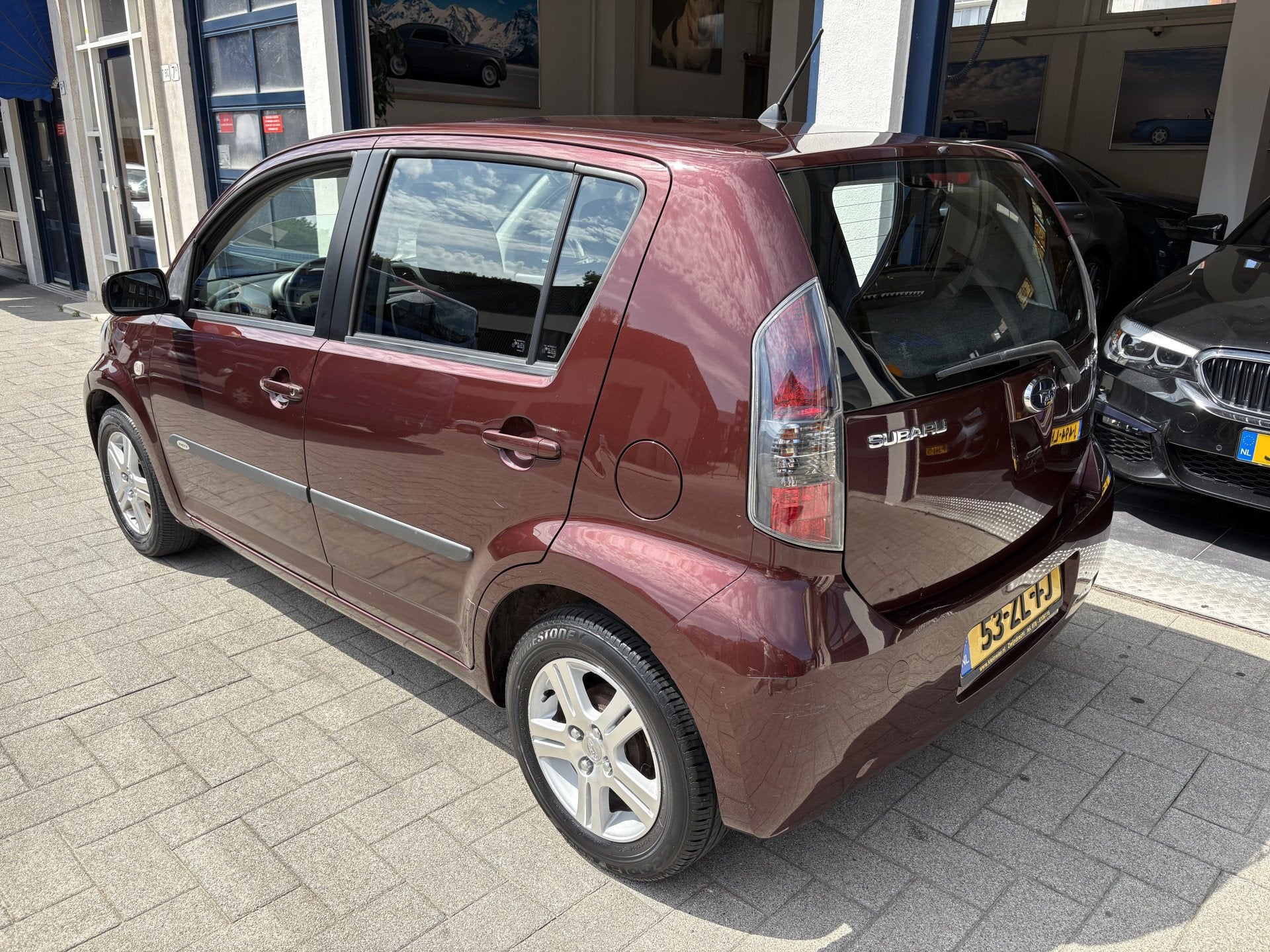 Subaru Justy 1.0 Comfort S 1E EIGENAAR/AIRCO/NAP.LM VELGEN, Voorwielaandrijving, Justy, Gebruikt, Bruin