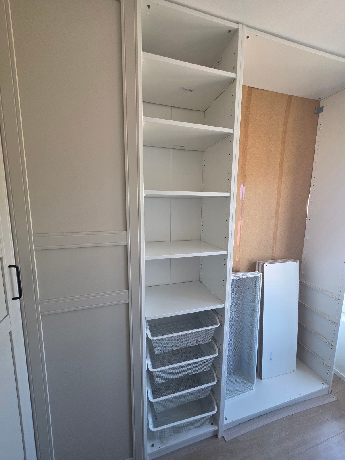 IKEA PAX Kast - 50x35x236 cm met 5 planken en 4 mandjes, Huis en Inrichting, Ophalen of Verzenden