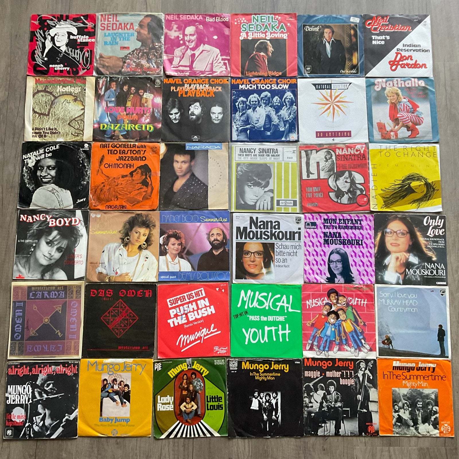 Grote collectie 7 inch vinyl singles - Pop, Rock, Soul (36), Cd's en Dvd's, Gebruikt, 7 inch, Pop, EP