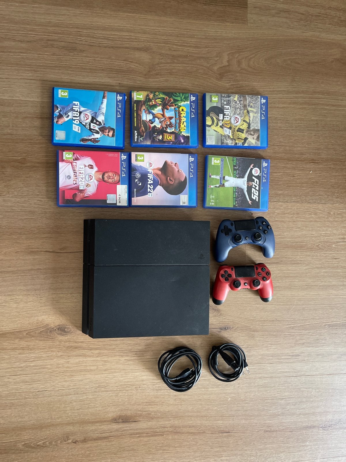 PlayStation 4 met 2 controllers en 6 games, Spelcomputers en Games, Spelcomputers | Sony PlayStation 4, Met 2 controllers, Ophalen of Verzenden