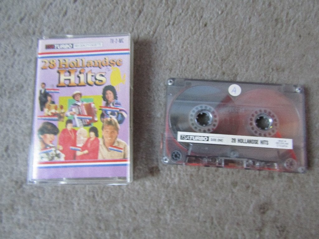 Cassette: 28 Hollandse hits, Cd's en Dvd's, Cassettebandjes, Gebruikt, 1 bandje, Ophalen of Verzenden, Origineel
