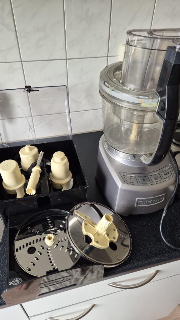 TopModel 3,8L Cuisinart 1500W Food Processor Foodprocessor, Gebruikt, 3 tot 4 liter, Ophalen of Verzenden, Vaatwasserbestendig