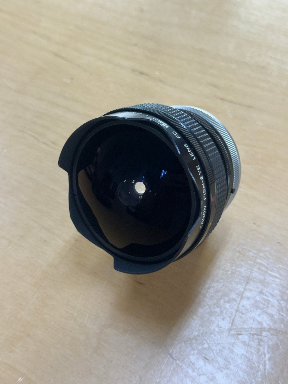 Canon FD 15mm S.S.C. Fisheye Lens, Ophalen, Gebruikt, Canon, Canon FD