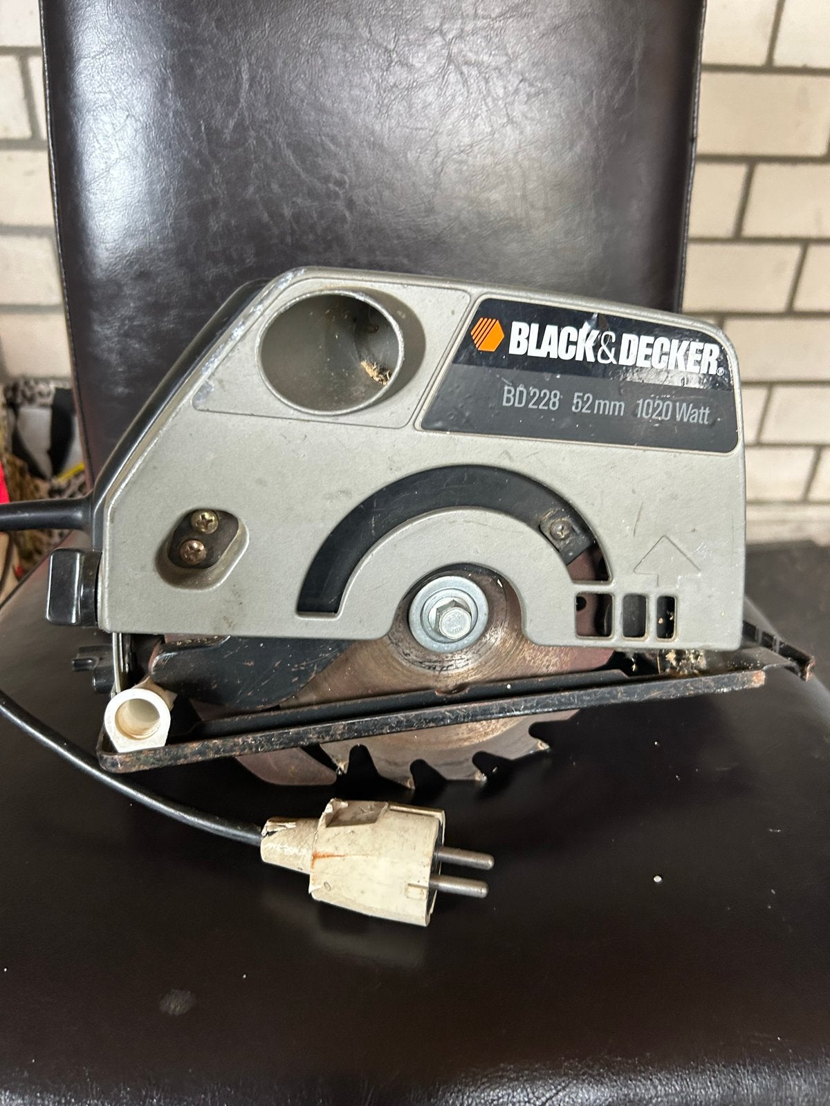 Black & Decker BD228 Cirkelzaag 1020W - Gebruikt, Gebruikt, Cirkelzaag, 600 tot 1200 watt, Ophalen of Verzenden