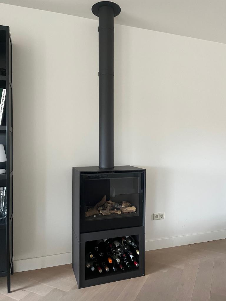 Barbas Bellfires BOX 65 gas, Ophalen, Zo goed als nieuw, Vrijstaande haard, Gashaard