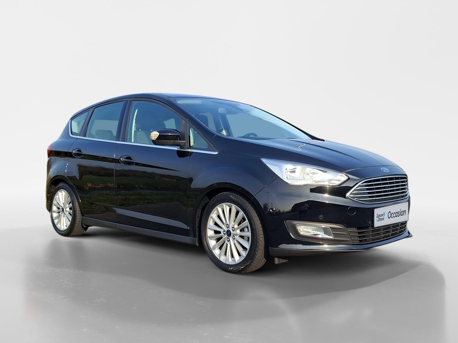 Ford C-Max 1.0 Titanium | Camera | El. Achterklep | Climate, Voorwielaandrijving, 12 maanden, Gebruikt, Zwart