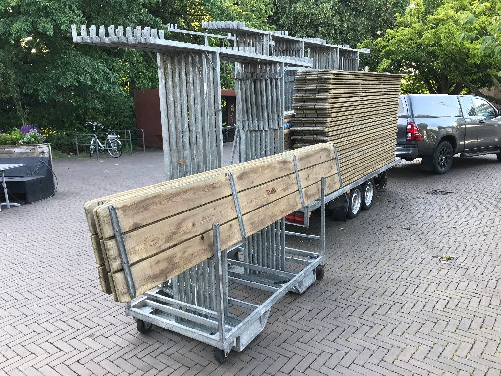Marktkramen 100 stuks, Ophalen, Zo goed als nieuw, Overige
