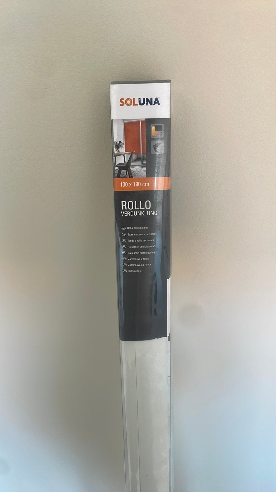 Rolgordijn SoLuna 100x190, In te korten, Overige merken, 190 cm, Wit