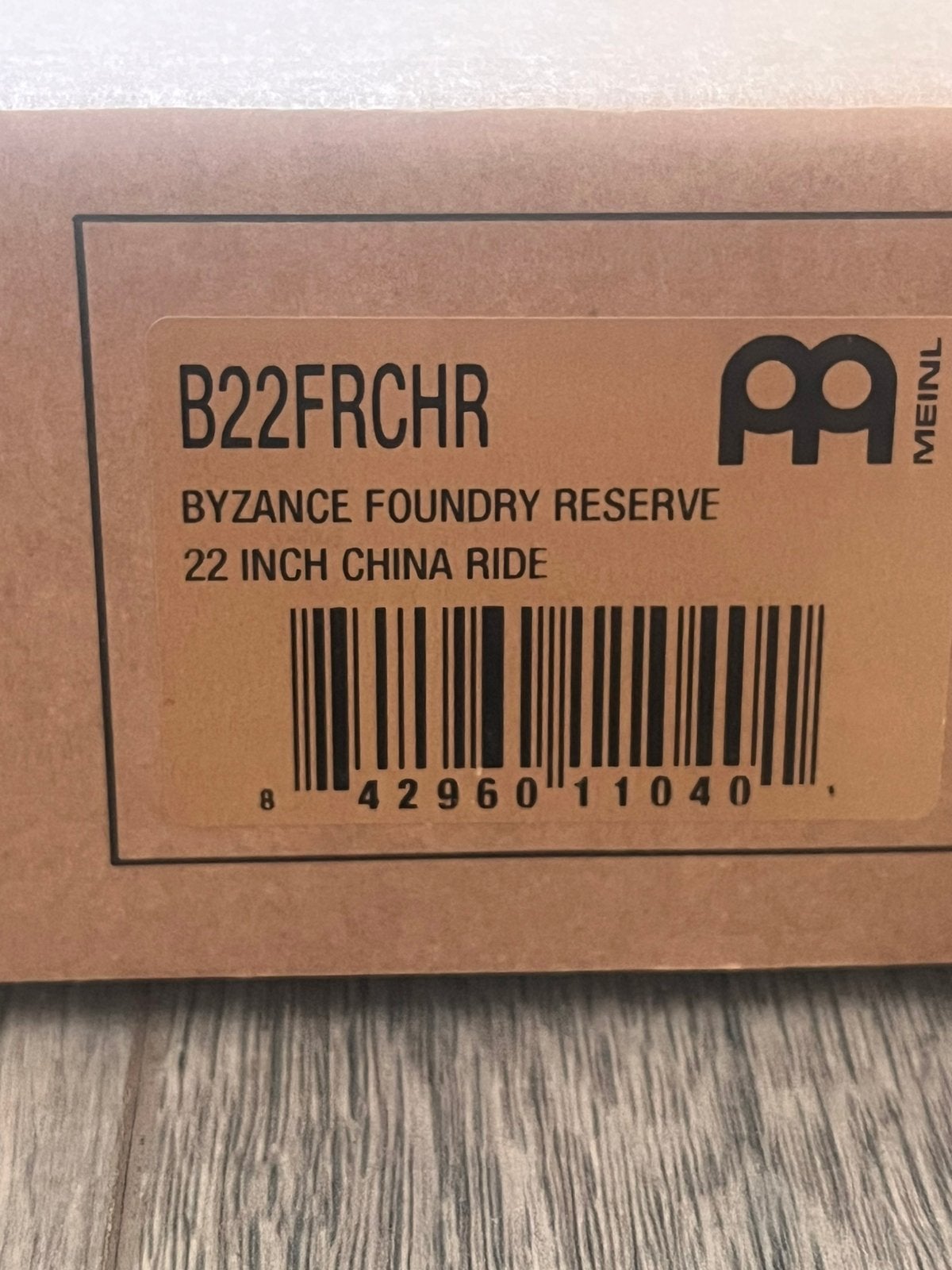Meinl Foundry Reserve China Ride NIEUW in doos, Muziek en Instrumenten, Ophalen of Verzenden, Zo goed als nieuw, Overige merken
