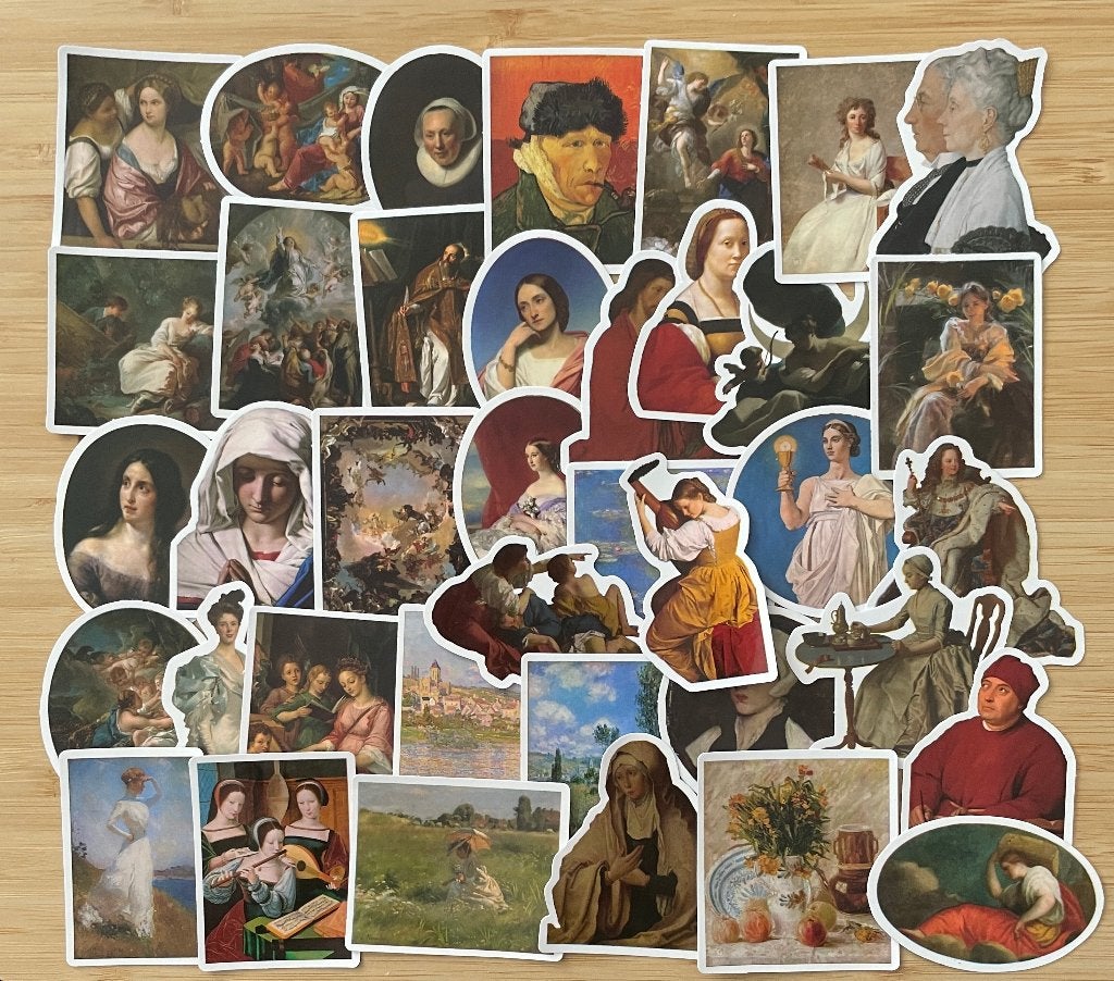 Kunst, schilderijen stickers, Verzenden, Nieuw, Meerdere stickers