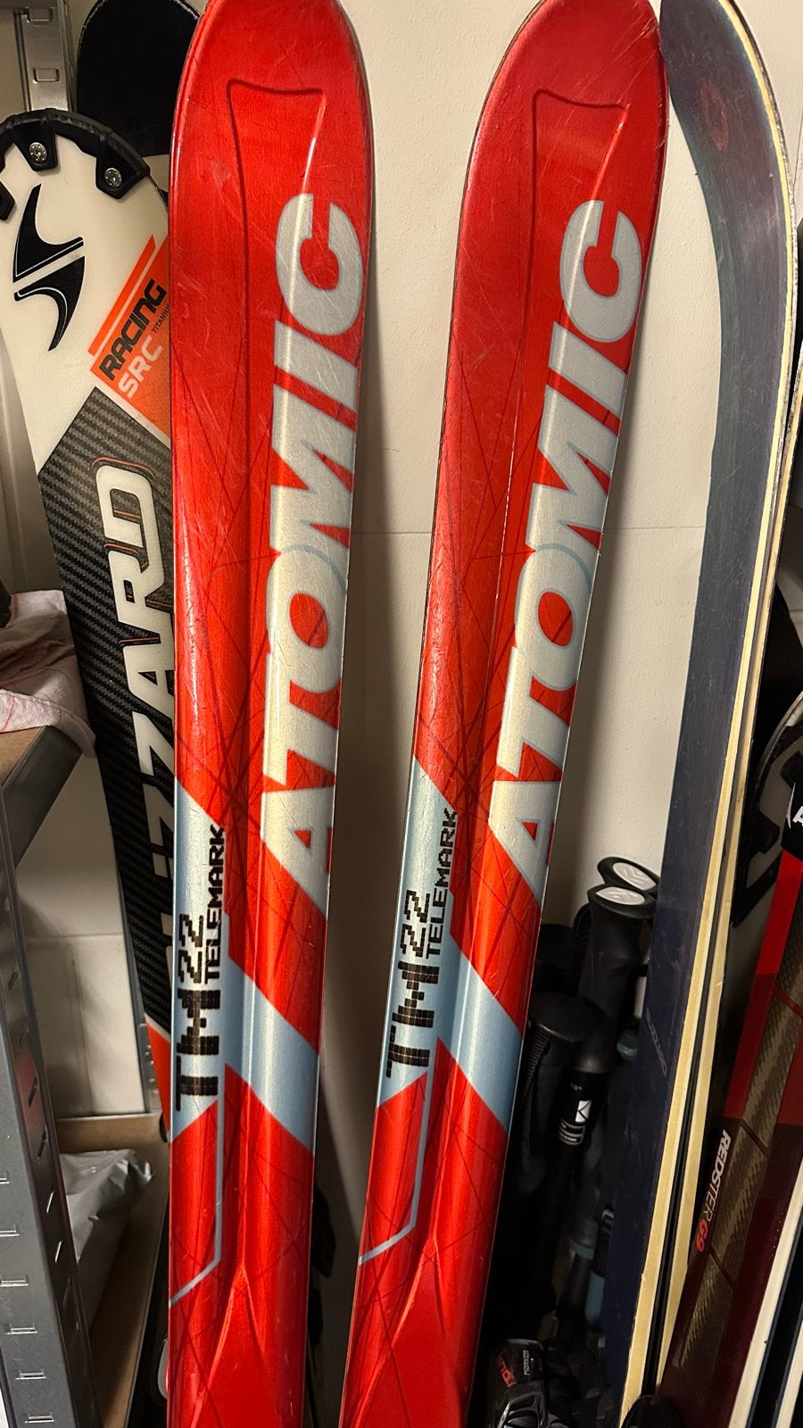 Atomic Telemark Ski's 175cm - Vederlicht & Ideaal, 160 tot 180 cm, Gebruikt, Ophalen of Verzenden, Atomic