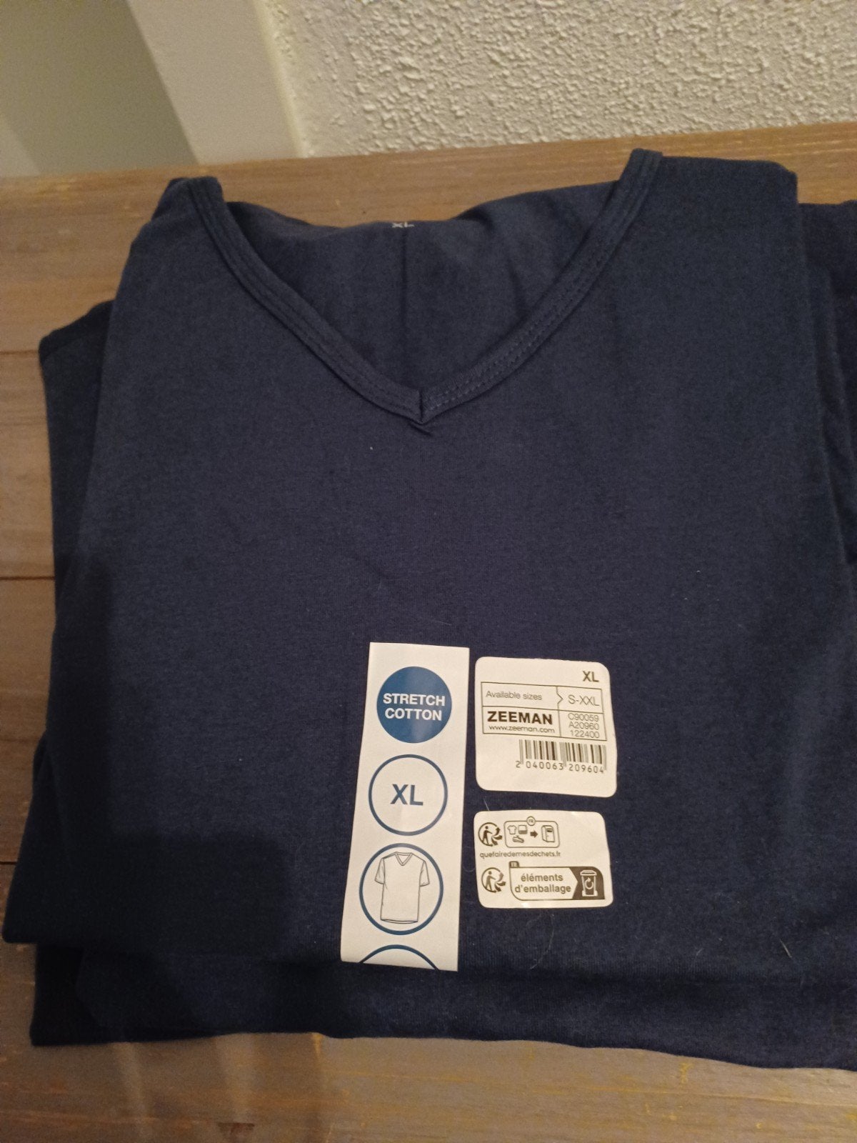 3 Nieuwe Zeeman T-shirts - Maat XL - Te Groot Gekocht, Blauw, Ophalen of Verzenden, Zeeman, Maat 56/58 (XL)