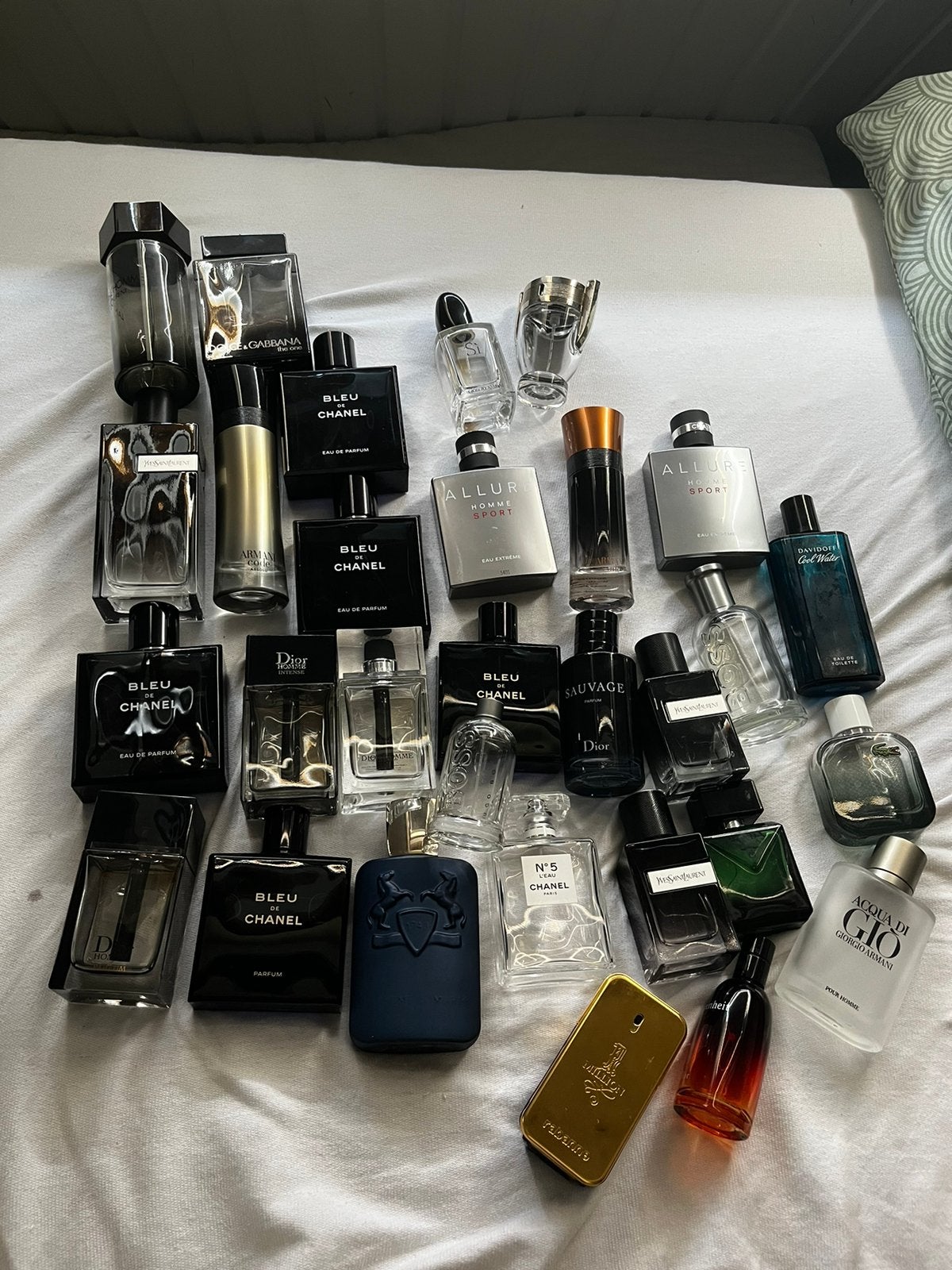 Lege parfumverzameling, Verzamelen, Ophalen of Verzenden, Gebruikt, Parfumfles