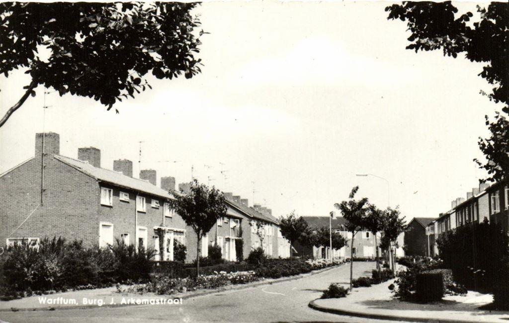 Warffum, Burg. J. Arkemastraat - ongelopen, Ophalen of Verzenden, Voor 1920, Ongelopen, Zuid-Holland