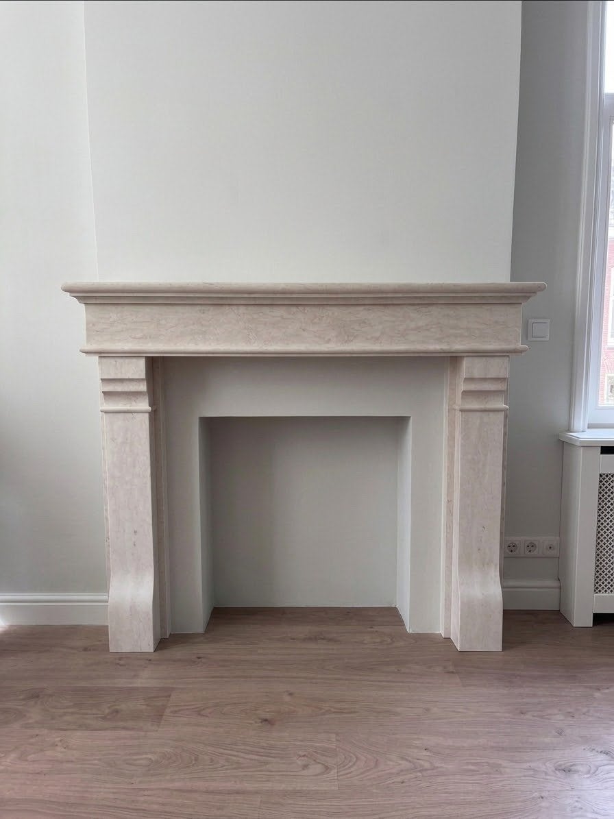 Elegante Schouw - Haardombouw, Ophalen, Zo goed als nieuw, Inbouwhaard, Overige soorten