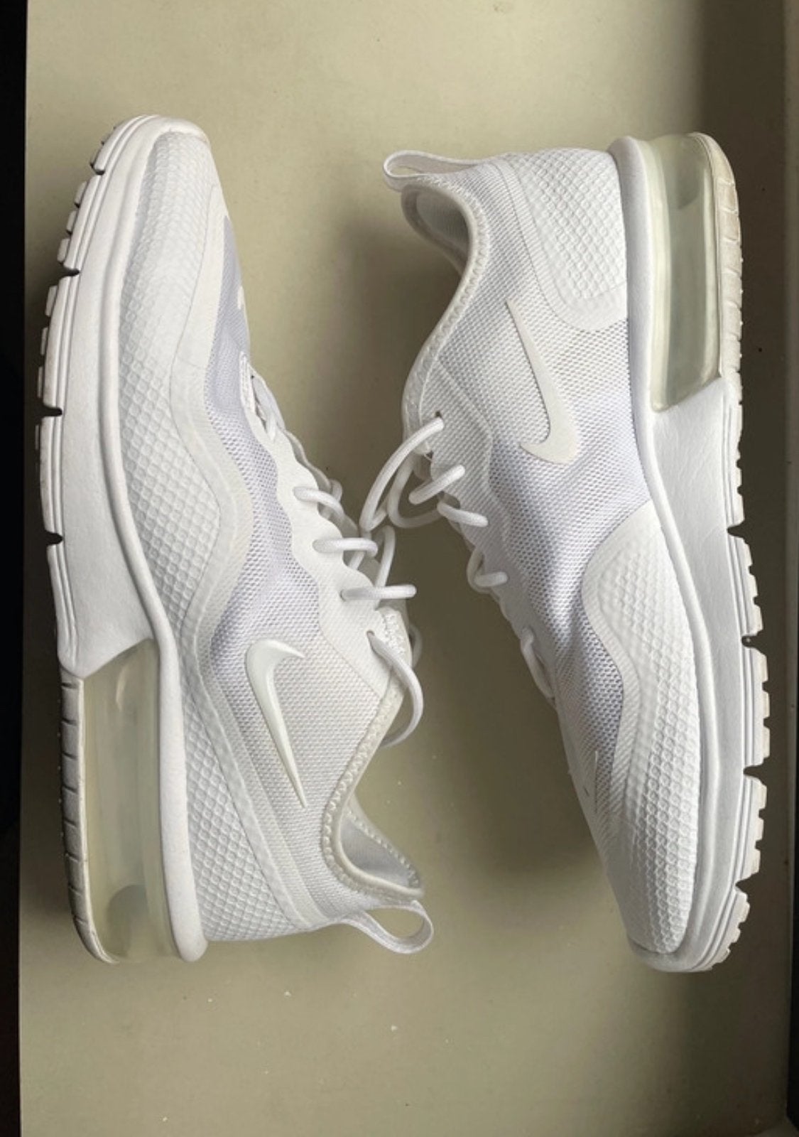 Nike Air Max Sequent 4.5 Dames Wit - Maat 42.5, Ophalen of Verzenden, Gedragen, Wit, Sneakers of Gympen