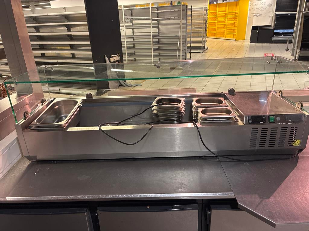 Koelvitrine VRX 1400 - Ideaal voor Horeca, Ophalen, Gebruikt, Koelen en Vriezen