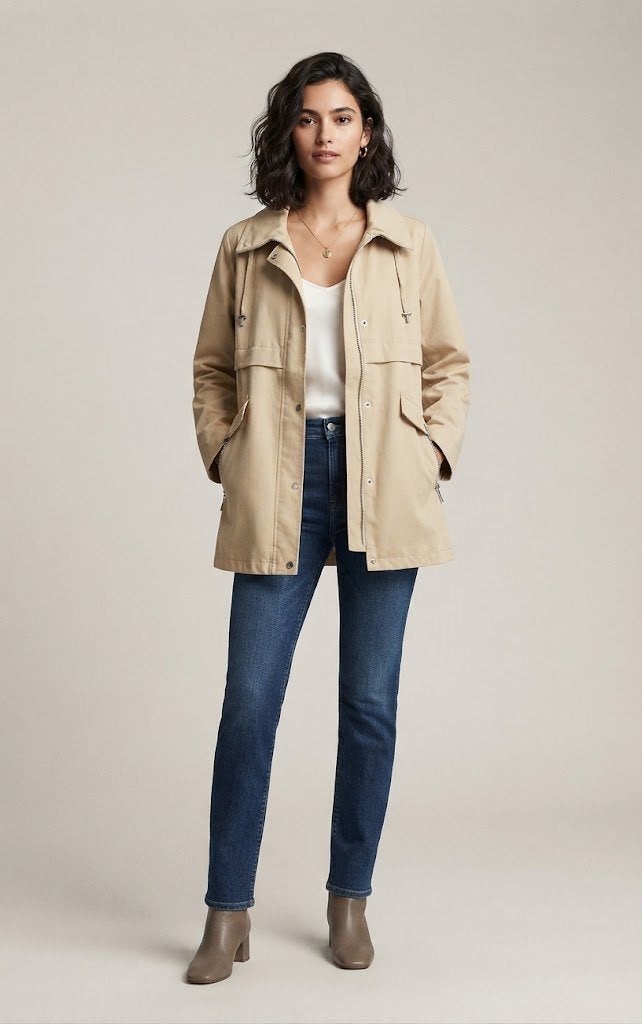 Nieuwe jas van Brandtex, Beige, Maat 46/48 (XL) of groter, Nieuw, Brandtex Copenhagen