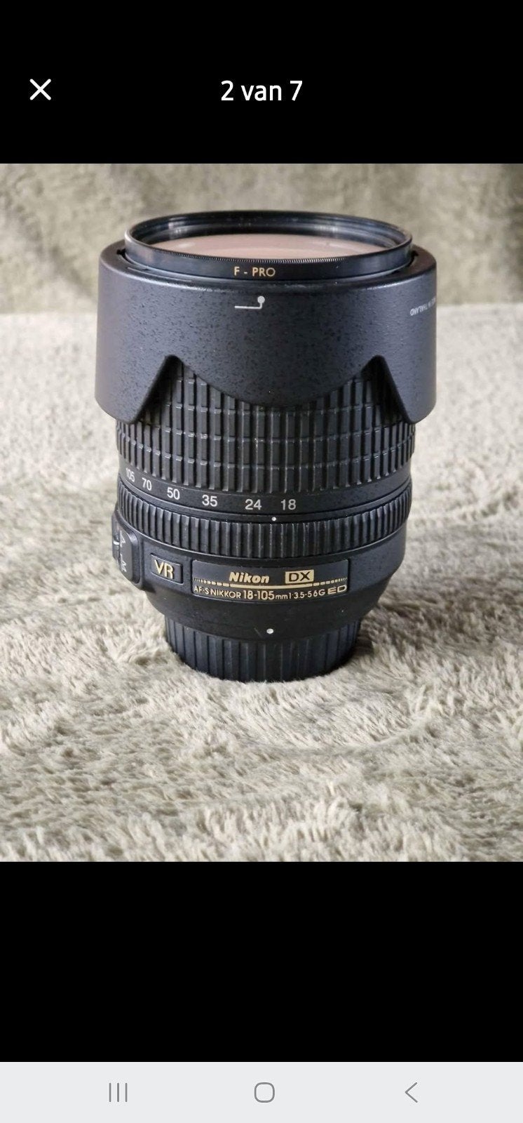 Nikon afs 18-105 mm 3.5-5.6 in keurige staat, Audio, Tv en Foto, Fotografie | Lenzen en Objectieven, Ophalen, Zo goed als nieuw