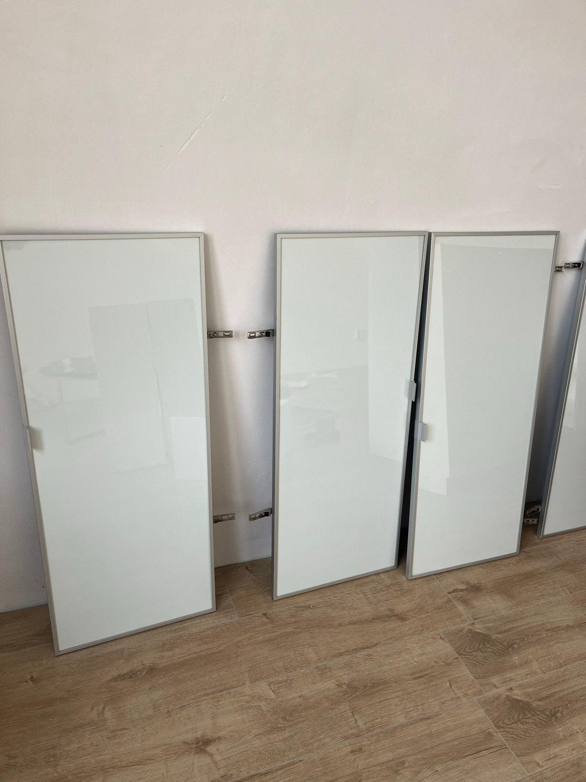 Witte glazen deuren voor billy kast (IKEA), Huis en Inrichting, Ophalen, Minder dan 50 cm, Minder dan 25 cm, Minder dan 100 cm