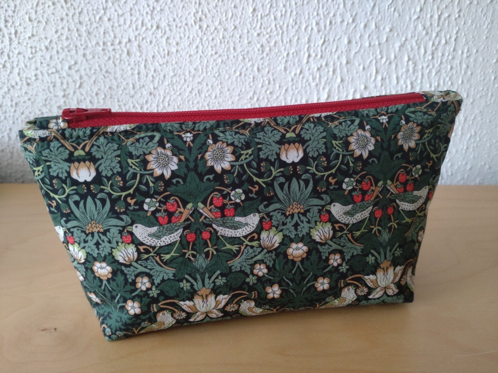 Etui Toilettasje William Morris print, Ophalen of Verzenden, Nieuw, Groen, Dame