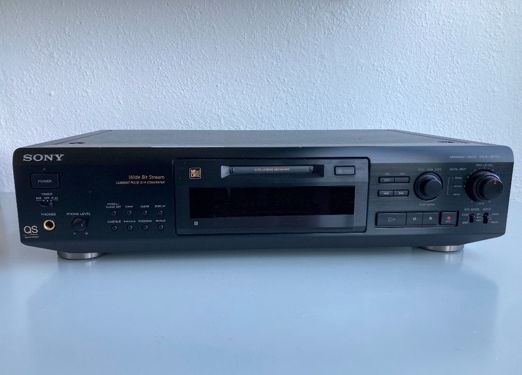 Sony Minidisc speler, Ophalen, Minidisc-speler