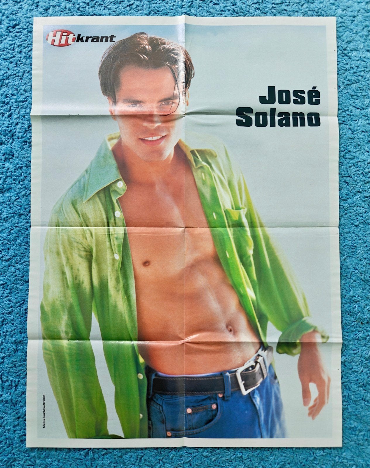 José Solano (Baywatch) poster hitkrant vintage, Rechthoekig Staand, Nieuw, Ophalen of Verzenden, A1 t/m A3