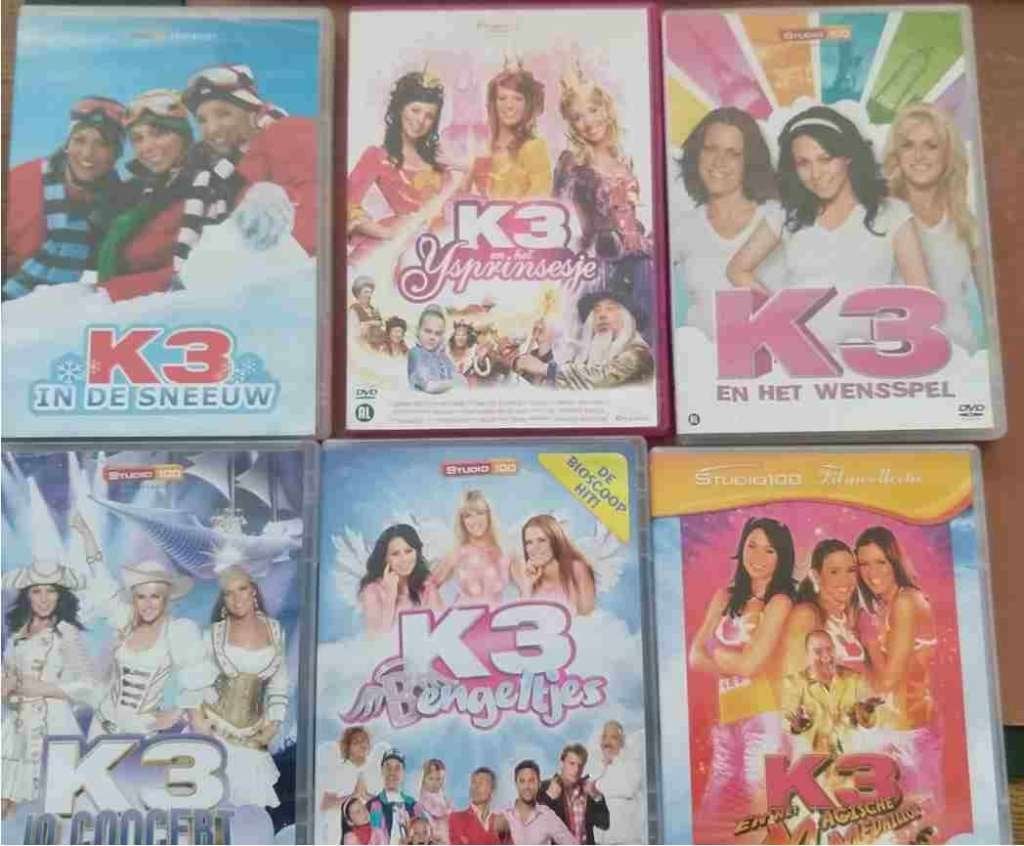 K3 - CD 's DVD 's  - hoeft niet in 1 koop, Ophalen of Verzenden, Zo goed als nieuw, Pop