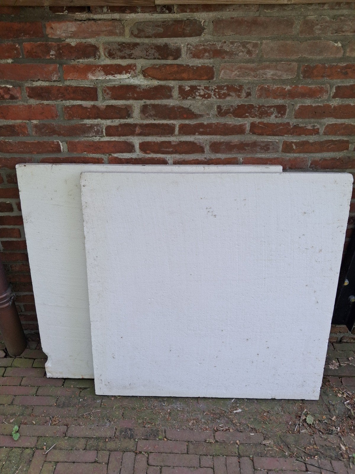 2  piepschuim platen /  Tempex platen., Doe-het-zelf en Verbouw, Platen en Panelen, Ophalen