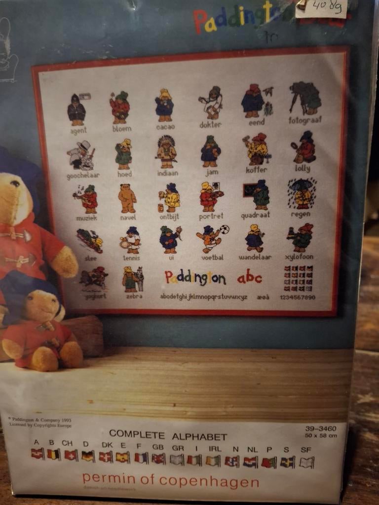 ABC paddington, Ophalen of Verzenden, Nieuw, Borduurpakket
