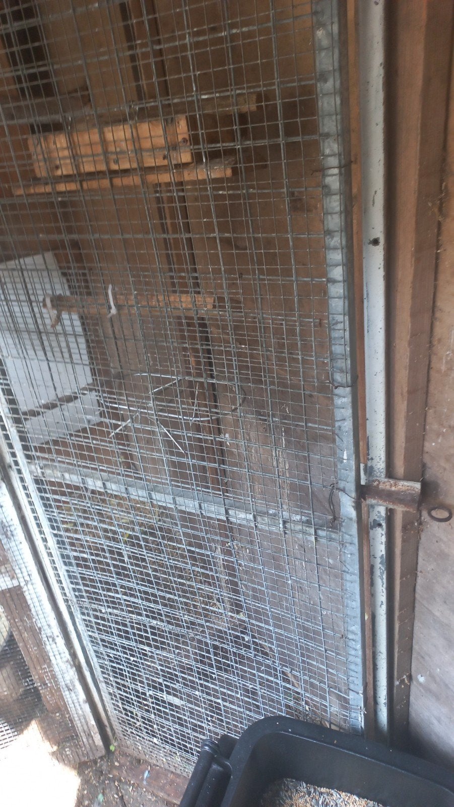 Grote    deur  aluminium, Ophalen of Verzenden, Aluminium, Volière