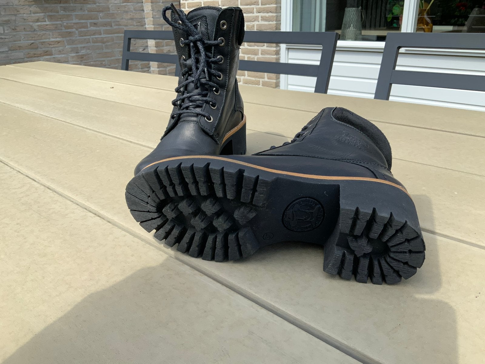 Panama Jack boots, maat 37, zwart, bont gevoerd, zo goed als, Ophalen, Zo goed als nieuw, Zwart