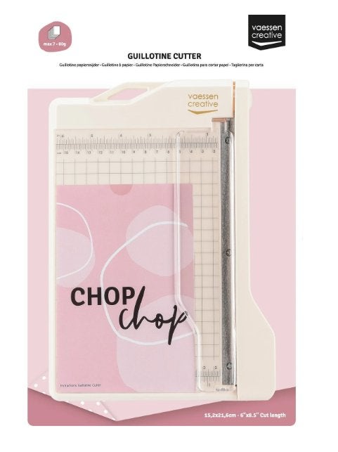 Vaessen Creative Guillotine Cutter 8.5x6" Offwhite #2137-038, Verzenden, Nieuw, Slicemachine of Snijmachine, Overige merken