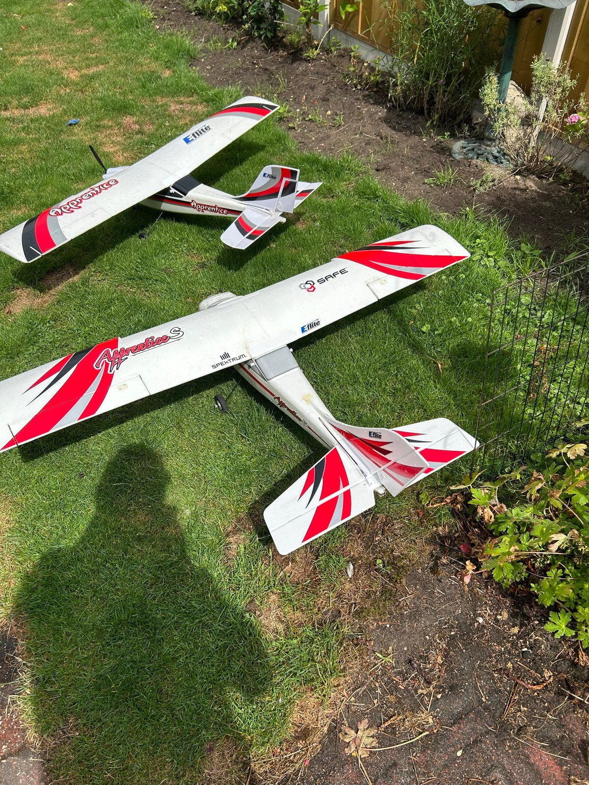 E-flite Apprentice RC Vliegtuigen (2 stuks), Ophalen, Gebruikt, Elektro, RTF (Ready to Fly)